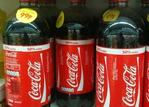 Coke 3L bottle only £0.99 in the Worldwide Foods superstore ,in Manchester