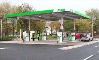 Asda Petrol down to £1.10 on Thursday