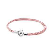 Pandora sterling silver multi string bracelet- range of colours just £10.50 @ Republicofjewels