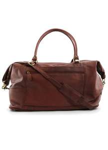 Textured Multi Tone Vintage Leather Holdall in Tan with a Reddish Hue - was £249 now £99 @ Lakeland Leather