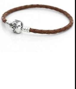 Pandora sale at Joshua James jewellery - single brown leather bracelet