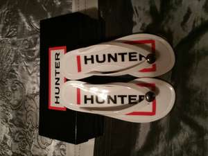 Hunter Sanford White Hunter Sandals £9.99 Delivered @ Legend Footwear