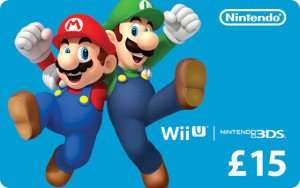 £15 Nintendo eGift Card for £12 using Voucher Code @ Giftcloud