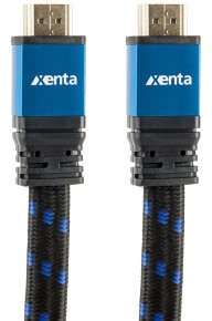 Xenta Braided Flat HDMI Cable - 2 Metre - £2.99 @ Ebuyer