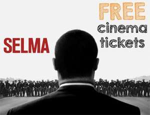 STUDENTS ONLY - Selma cinema tickets, 1st and 2nd Feb