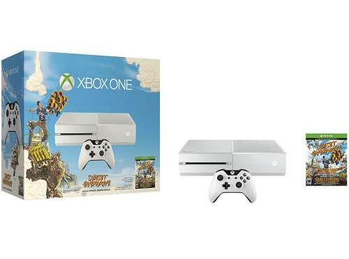 ** Xbox One 500GB Special Edition White Sunset Overdrive Bundle now £299.99 @ Argos + Free £10 Voucher + Free Minecraft Xbox One Game **