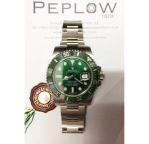Rolex submariner date green £5445 @ Peplow Jewellers