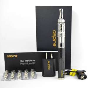 Aspire Premium Kit (Electronic cigarette kit) normally £45 only £31.50 with code *Today Only Sitewide 30%off* [misteliquid]