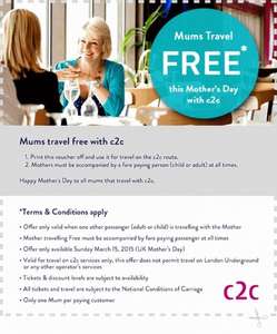 c2c free travel for mums
