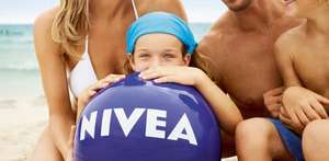 Free beach ball with any purchase of Nivia creams!