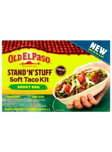 Old El Paso stand and stuff taco kit £1 farmfoods!