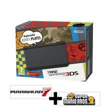 New 3DS Console Black/White with Mario Kart 7 & New Super Mario Bros 2 Games (Downloads) - £142.97 Delivered @ Shopto (Ends Midnight)