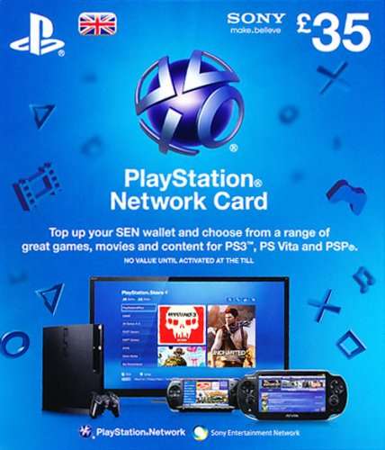 Playstation £35 Network Card £28.49 (Facebook Code) @ CDKeys