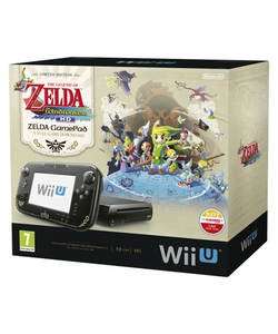 Nintendo Wii U Zelda Windwaker Bundle + Mario & Sonic: 2014 Winter Games, FIFA 13, Metroid: Other M, Quiz Party + £20 Argos Gift Vouchers £199.99 @ Argos