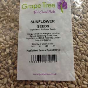 1kg sunflower seeds bogof 2kg for  £4 - Grape Tree