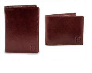 £11.99 for a matching leather passport cover and wallet. May be good for fathers day or christmas presents @ Lakeland Leather