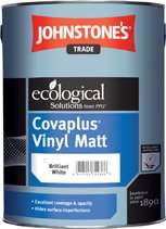 Johnstones Cova Plus  white vinyl emulsion 3 x 10 litres  Tubs £72