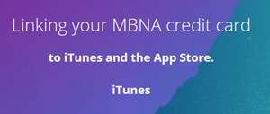 MBNA £5 Cash Back for iTunes Spend