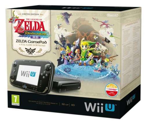 Nintendo Wii U Zelda Premium Console Bundle + Mario & Sonic 2014 Olympic Winter Games Wii U + Fifa 13 Wii U + Metroid Other M Wii + Wii Quiz Party £179.99 @ Argos