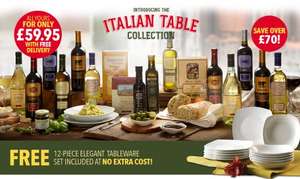 Giordano "Italian Table Selection": 12 wines - 6 Food - 12-piece dinner set £59.95 inc. delivery @ Giordano Wines
