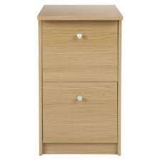 Isaac 2 Drawer Filing Cabinet, Oak £8.75 @ Tesco