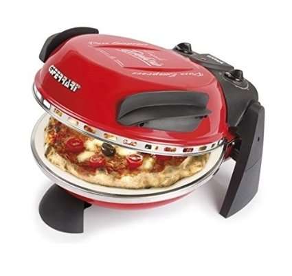 G3 Ferrari pizza oven (from Amazon Italy)  - stonebaked pizza in 7 minutes! £60 Price is approximate.