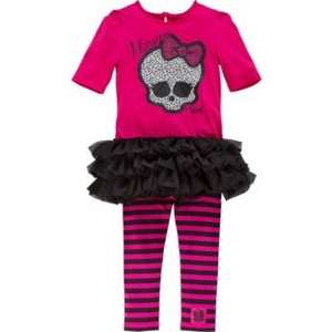 Monster High Girls' Dress and Leggings Set, Ages 7-8, 9-10, 11-12 Better Than Half Price £4.29 @ Argos Instore