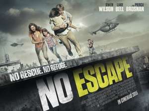 Free tickets to see No Escape at various cinemas