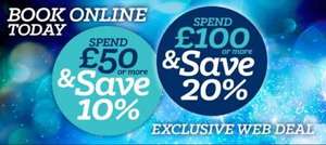 Get 10% off £50 spent or 20% off £100 spend @ Tamworth Snowdome