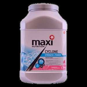 GNC - MaxiNutrition Cyclone Powder Strawberry and Chocolate 1320g - Short Dated - BBE Sep 2015 £19.99 but available BOGO for £10.00 then £5 off at £50+ purchase or £15 off at £100+ purchase. Final price £13.12 each when 8 units purchased. Total final