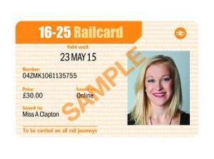 1 Year 16-25 Railcard for £27