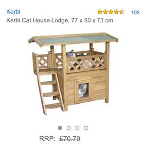 Kerbl Cat House Lodge £39.99 @ Amazon