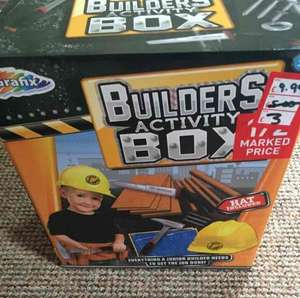 builders activity box Was £9.99 now £3.00 Found in store twenty one