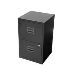 Bisley 660x400x400mm A4 Steel Filing Cabinet - Black £49.99  @ Amazon/ Ryman Stationery