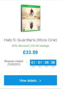 HALO 5: GUARDIANS Pre-Order £33.59 @ Bespoke Offers (Beat My Price - The Game Collection)