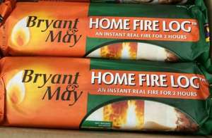 Bryant and May self lighting logs 5 for £4.00 @ Charlies Direct