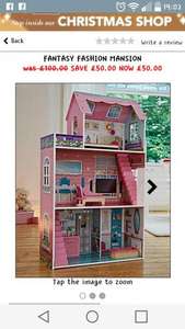 fashion fantasy mansion doll house £50 + £3.99 p&p the brilliant gift shop