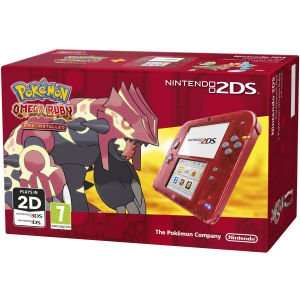 Nintendo 2DS Transparent Red + Pokémon Omega Ruby and Carry Case £79.99 at Official Nintendo UK Store, plus free Zelda cap with code ZELDACAP1