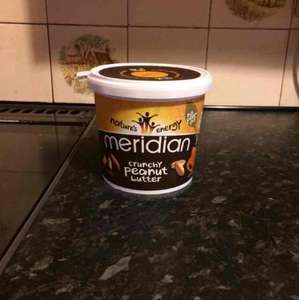Meridian crunchy peanut butter 1kg £4.49 with free click and collect and 12.12% cash back (from TCB) from gnc