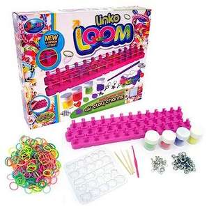 Jacks Adjustable Linko Loom with Make Your Own Air Clay Charms £1 @ The Entertainer