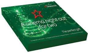 Cineworld Christmas Giftbox - £20 in the cinema £24.50 online - Night out for Two