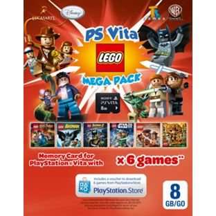 PS Vita 8GB Memory Card & 6 LEGO Game Mega Pack. £29.99 @ Argos