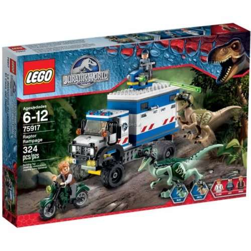 Lego Jurasic World sets including 75917 Raptor Rampageback in stock £49.99 @ Lego