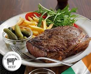 10 x 28 day matured Rump steaks  7-8oz  + free delivery £24 @ Westin Gourmet