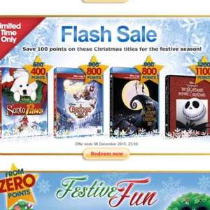 Disney movie rewards Xmas movies flash sale 400 points