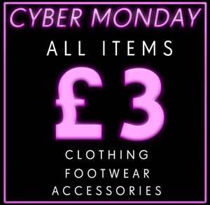 Cyber Monday at Daisy Street - all items £3 each!