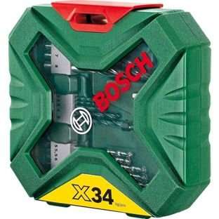 Bosch 34 Piece X-Line Classic Drill & Screwdriver Bit Set @ Argos - £7.49