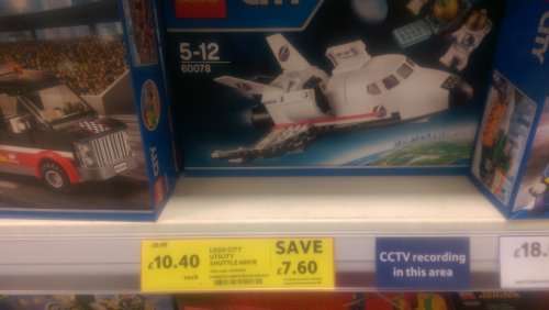 LEGO 60078 City Space Port Utility Shuttle Reduced from £18 to £10.40 @ Tesco