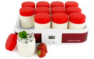 Yoghurt Maker For Fussy Households £21.99 + added bonus of proving dough + 10% off via code + Free P&P Andrew James