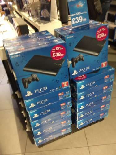 PS3 Slim 12GB £39.99 @ HMV OXFORD CIRCUS INSTORE